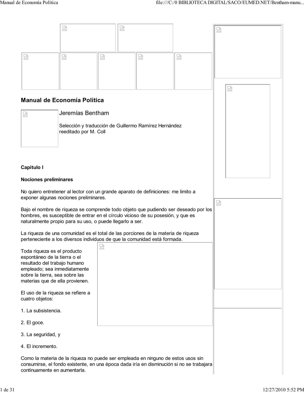 Manual de Economía Política (fragmento)